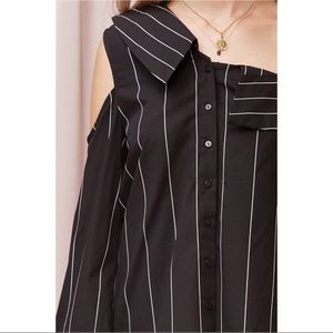 Finders Keepers Tops - Finders Keepers The Label Alps Shirt In Black Finders Keepers Tops - Finders Keepers The Label Alps Shirt In Black